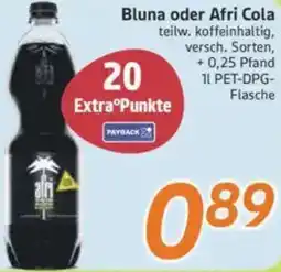 inkoop Bluna oder Afri Cola Angebot