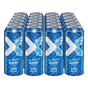Netto Marken-Discount X2 Energy 5,0% Vol 0,5 Liter Dose, 24er Pack Angebot
