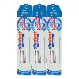 Netto Marken-Discount Diadent Zahnbürsten Premium Mittel 2 Stück, 9er Pack Angebot