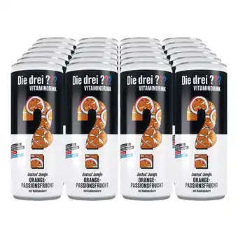 Netto Marken-Discount Die Drei Fragezeichen Vitamindrink Orange-Passionsfrucht Justus' Jungle 250ml, 24er Pack Angebot