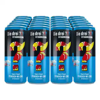 Netto Marken-Discount Die Drei Fragezeichen Vitamindrink Pfirsich-Melone Peter's Peach 250 ml, 24er Pack Angebot