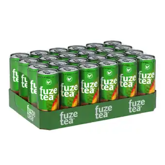 Netto Marken-Discount Fuze Tea Schwarzer Tee Pfirisch 0,33 Liter Dose, 24er Pack Angebot