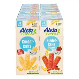 Netto Marken-Discount Alete bewusst Kinderkekse 180g sortiert, 14er Pack Angebot