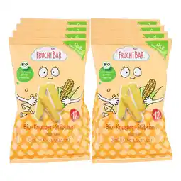 Netto Marken-Discount FruchtBar – Bio-Knusper-Stäbchen Mais mit Käsegeschmack 30g, 8er Pack Angebot