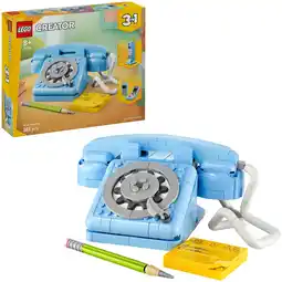 Netto Marken-Discount LEGO Konstruktionsspielzeug Creator 3-in-1 Retro-Telefon Angebot