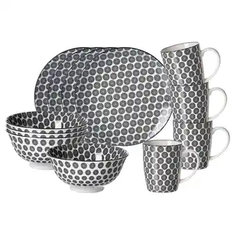 Netto Marken-Discount Ritzenhoff & Breker Frühstücksset Takeo Circles 12er Set Angebot