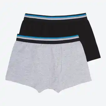 NKD Teener-Jungen-Retroshorts mit Kontrastwebbund, 2er-Pack Angebot