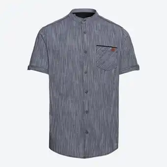 NKD Herren-Kurzarm-Hemd mit Stehkragen Angebot