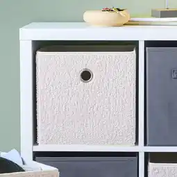 NKD Aufbewahrungswürfel mit Teddy-Fell Angebot