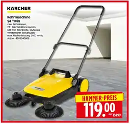Herkules Baumarkt KARCHER Kehrmaschine S4 Twin Angebot