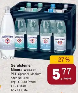 Dornseifer Gerolsteiner Mineralwasser Angebot