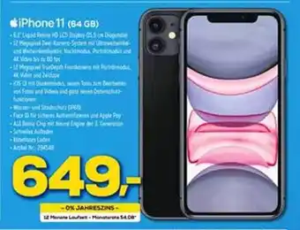 Euronics XXL iPhone11 (64 GB) Angebot