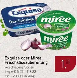 Dornseifer Exquisa oder Miree Frischkäsezubereitung Angebot