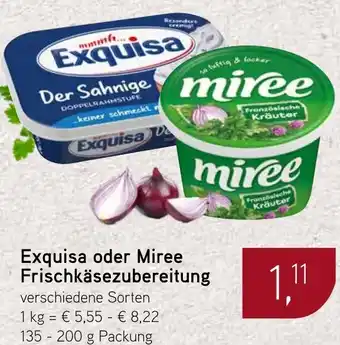Dornseifer Exquisa oder Miree Frischkäsezubereitung Angebot