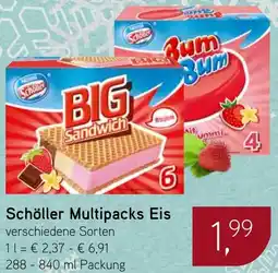 Dornseifer Schöller Multipacks Eis Angebot