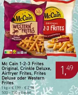 Dornseifer Mc Cain 1-2-3 Frites Original, Crinkle Deluxe, Airfryer Frites, Frites Deluxe oder Western Frites Angebot