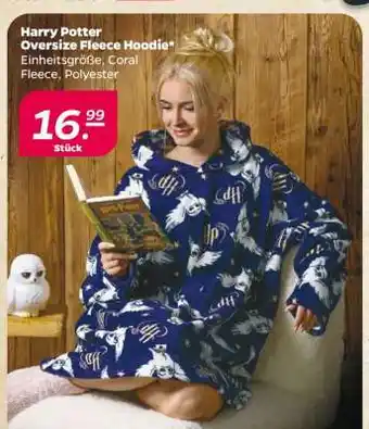 NETTO Harry Potter Oversize Fleece Hoodie Angebot