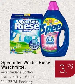 Dornseifer Spee oder Weißer Riese Waschmittel Angebot