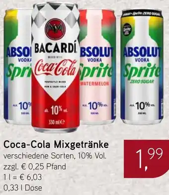 Dornseifer Coca-Cola Mixgetränke Angebot