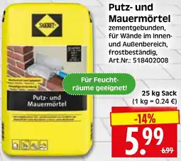 Herkules Baumarkt Sakret Putz- und Mauermörtel Angebot