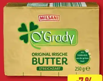 Aldi Nord Milsani O'Grady original Irische Butter Angebot