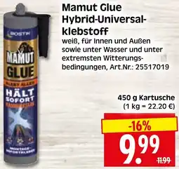 Herkules Baumarkt Mamut Glue Hybrid-Universal Klebstoff Angebot