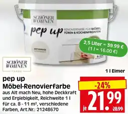 Herkules Baumarkt SCHÖNER WOHNEN pep up Möbel-Renovierfarbe Angebot