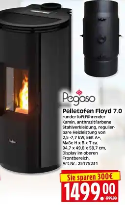 Herkules Baumarkt Pegaso Pelletofen Floyd 7.0 Angebot