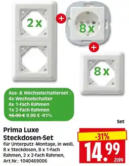 Herkules Baumarkt Prima Luxe Steckdosen-Set Angebot