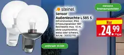 Herkules Baumarkt Steinel Sensor Außenleuchte L 585 S Angebot