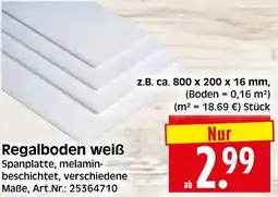 Herkules Baumarkt Regalboden weiß Angebot