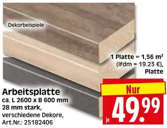 Herkules Baumarkt Arbeitsplatte Angebot