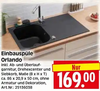 Herkules Baumarkt Einbauspüle Orlando Angebot