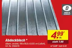 toom Baumarkt Abdeckblech Angebot