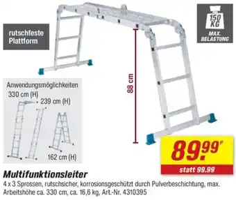 toom Baumarkt Multifunktionsleiter Angebot
