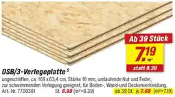 toom Baumarkt OSB/3-Verlegeplatte Angebot