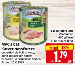 Herkules Baumarkt MAC's Cat Katzennassfutter Angebot
