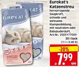 Herkules Baumarkt Eurokat's Katzenstreu Angebot