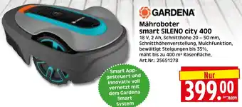 Herkules Baumarkt GARDENA Mähroboter smart SILENO city 400 Angebot