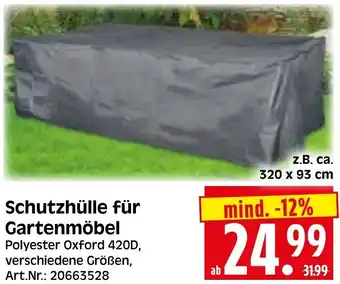 Herkules Baumarkt Schutzhülle für Gartenmöbel Angebot