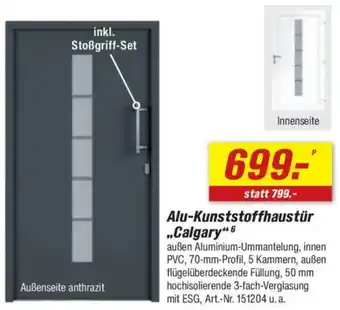 toom Baumarkt Alu-Kunststoffhaustür „Calgary" Angebot