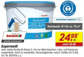 toom Baumarkt Superweiß Angebot