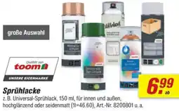 toom Baumarkt Sprühlacke Angebot