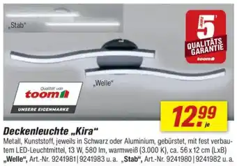 toom Baumarkt Deckenleuchte „Kira" Angebot