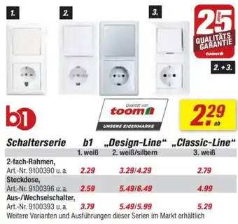 toom Baumarkt b1 Schalterserie Angebot