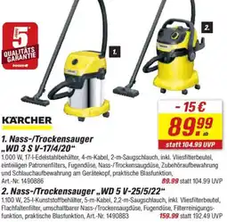 toom Baumarkt KARCHER Nass-/Trockensauger ,,WD 3 S V-17/4/20" Angebot