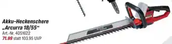toom Baumarkt Einhell Akku-Heckenschere „Arcurra 18/55" Angebot