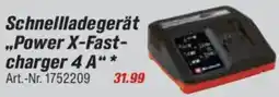 toom Baumarkt Einhell Schnelladegerät ,,Power X-Fastcharger 4 A" Angebot