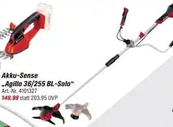 toom Baumarkt Einhell Akku-Sense „Agillo 36/255 BL-Solo" Angebot