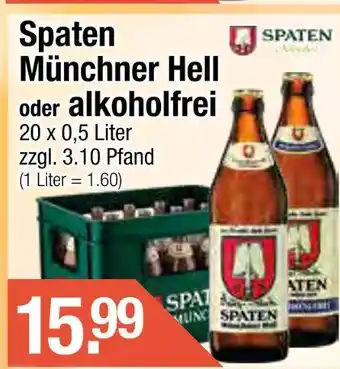 Getränke City Spaten münchner hell Angebot